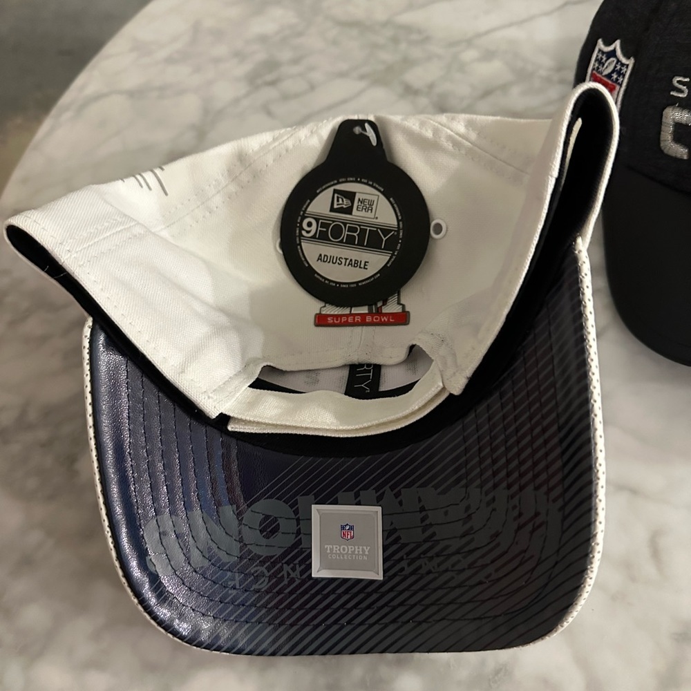 Patriots SuperBowl LI & Conference champions BOTH Hats w tags - both hats - Picture 5 of 7